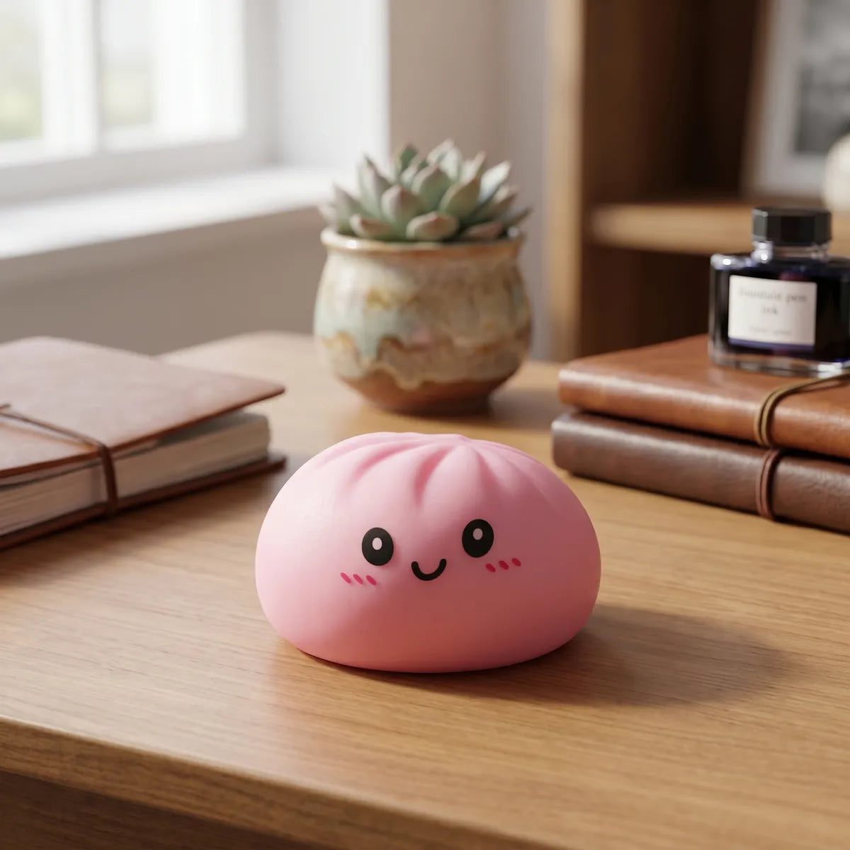 Blossom Pink Dumplings Squishy — squishy dumpling toy