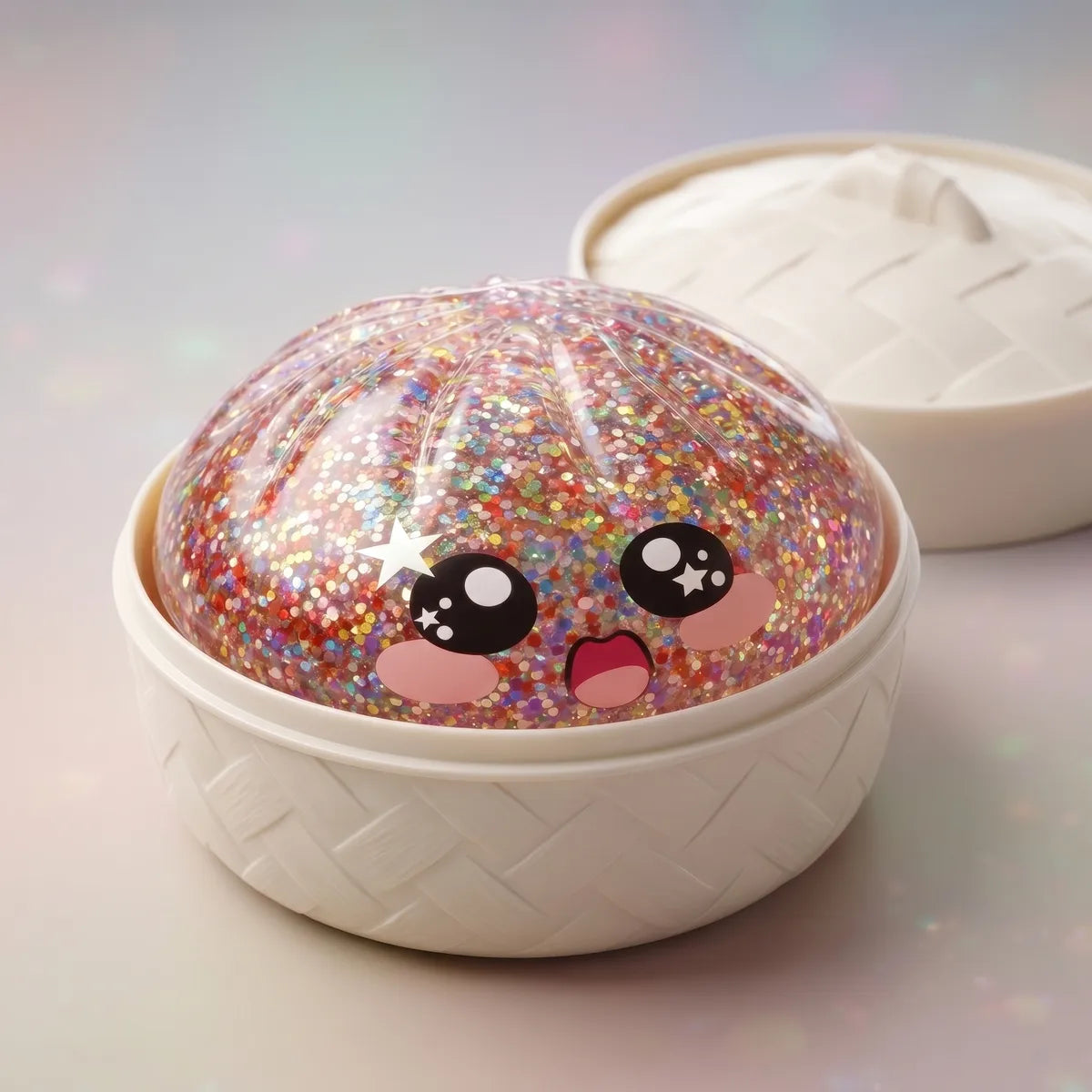 Kawaii Pink Galaxy Dumpling Squishy — squishy dumpling toy