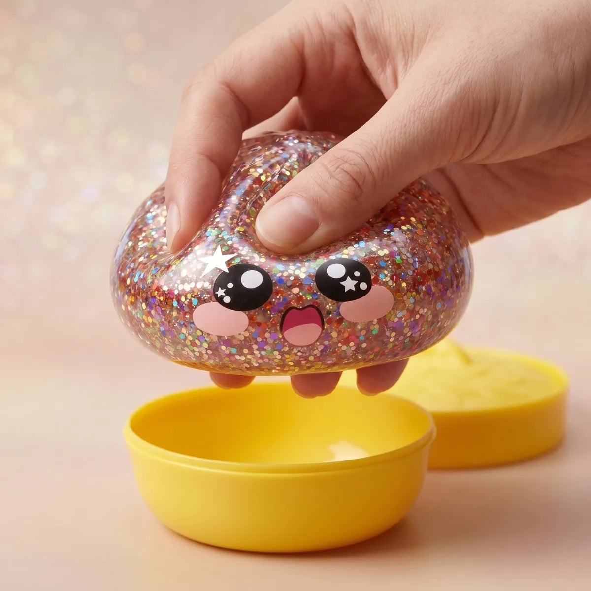 Kawaii Pink Galaxy Dumpling Squishy — squishy dumpling toy
