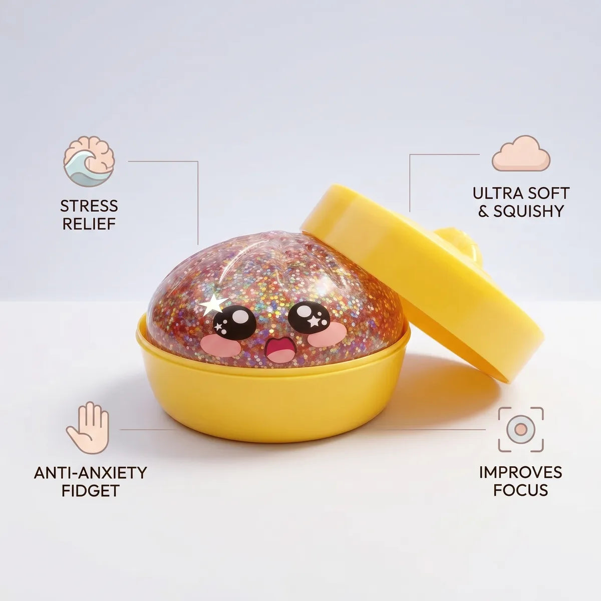 Kawaii Pink Galaxy Dumpling Squishy — squishy dumpling toy