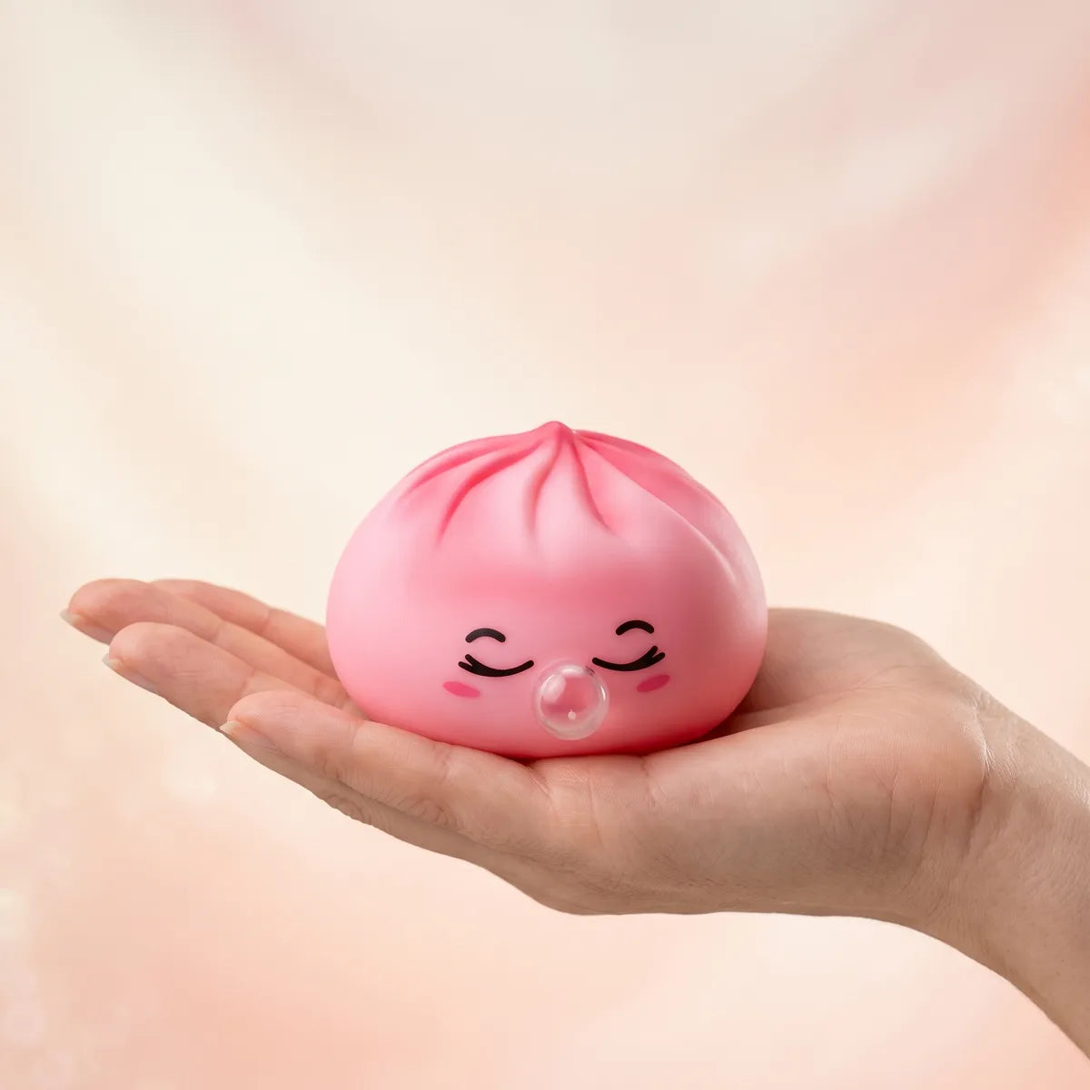 Blossom Pink Rare Blow Dumpling Squishy — squishy dumpling toy