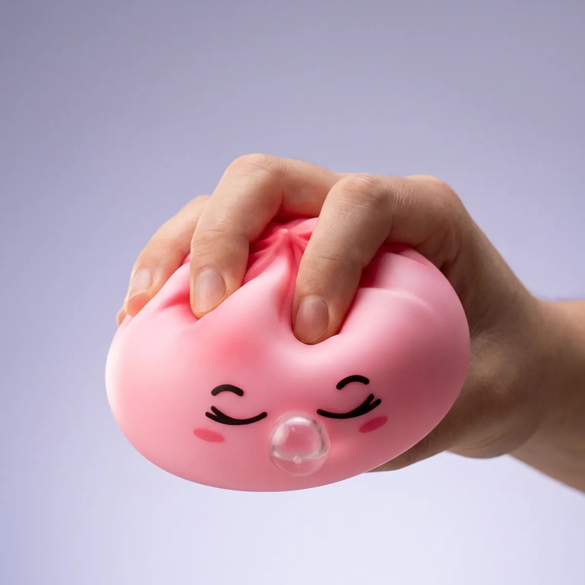 Blossom Pink Rare Blow Dumpling Squishy — squishy dumpling toy
