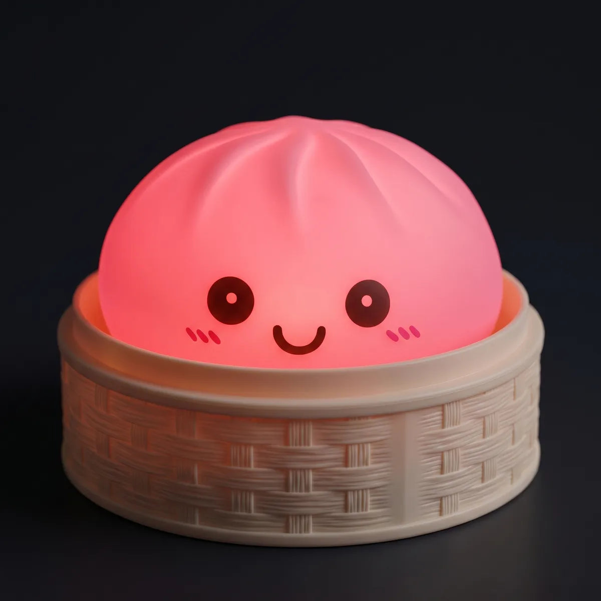 Dreamy Pink Squishy Dumpling Light — squishy dumpling toy