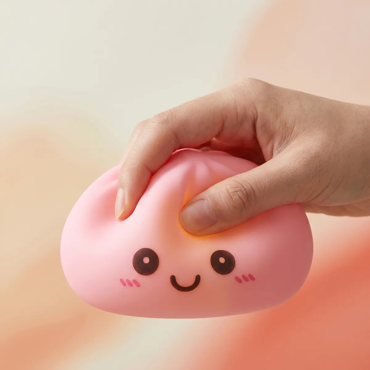 Dreamy Pink Squishy Dumpling Light — squishy dumpling toy