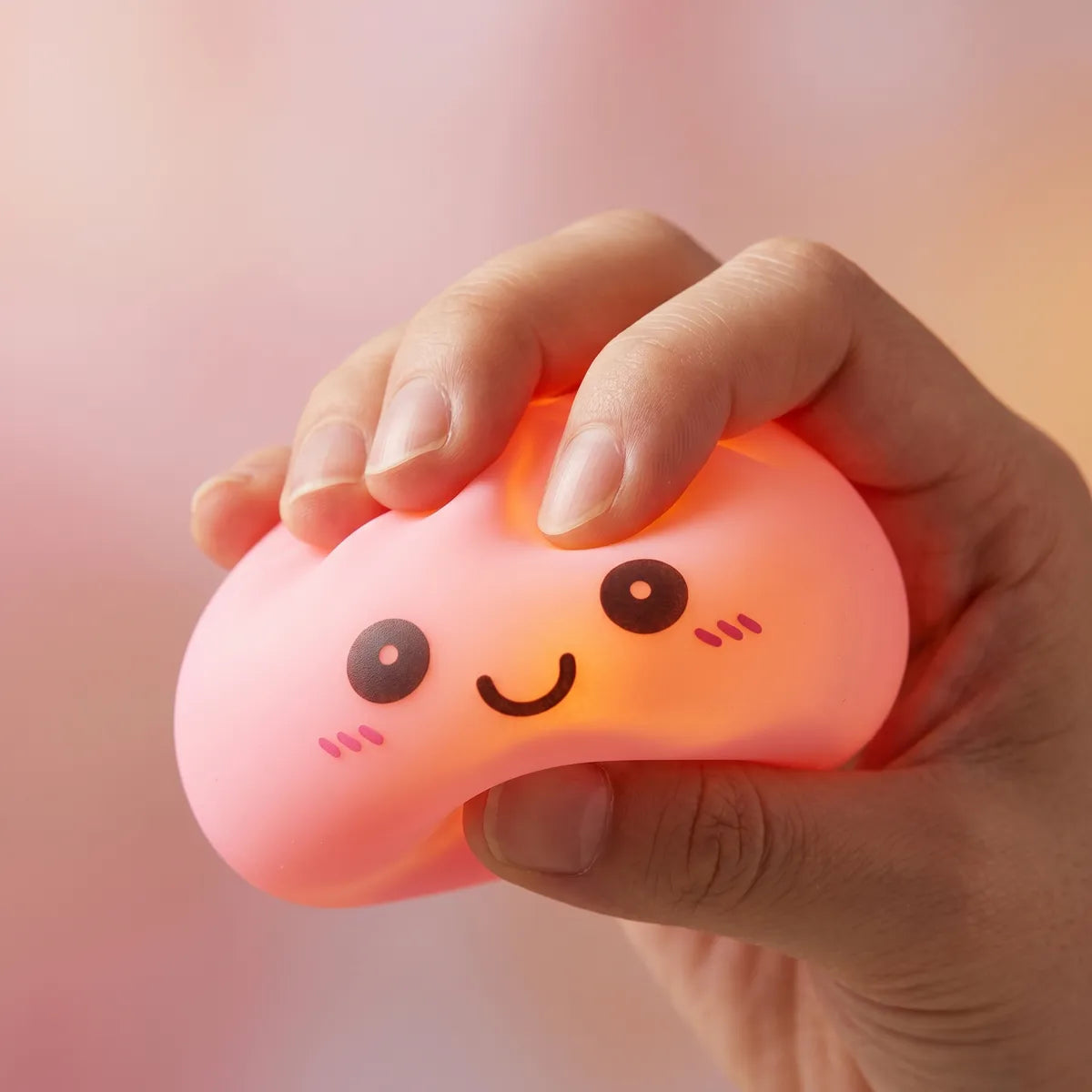 Dreamy Pink Squishy Dumpling Light — squishy dumpling toy