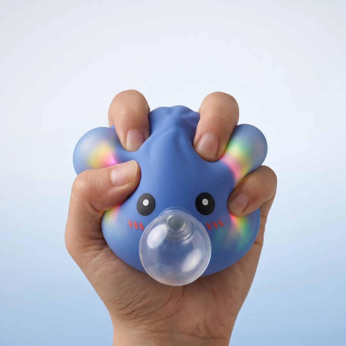 Puffy Purple Blow Dumpling Squishy — squishy dumpling toy