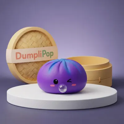 Cosmic Purple Rare Blow Dumpling Squishy — squishy dumpling toy