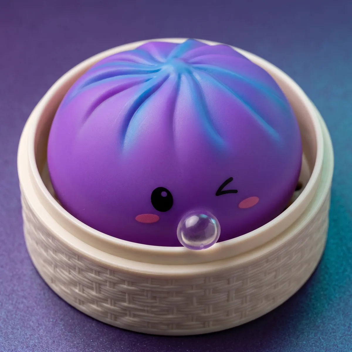 Cosmic Purple Rare Blow Dumpling Squishy — squishy dumpling toy