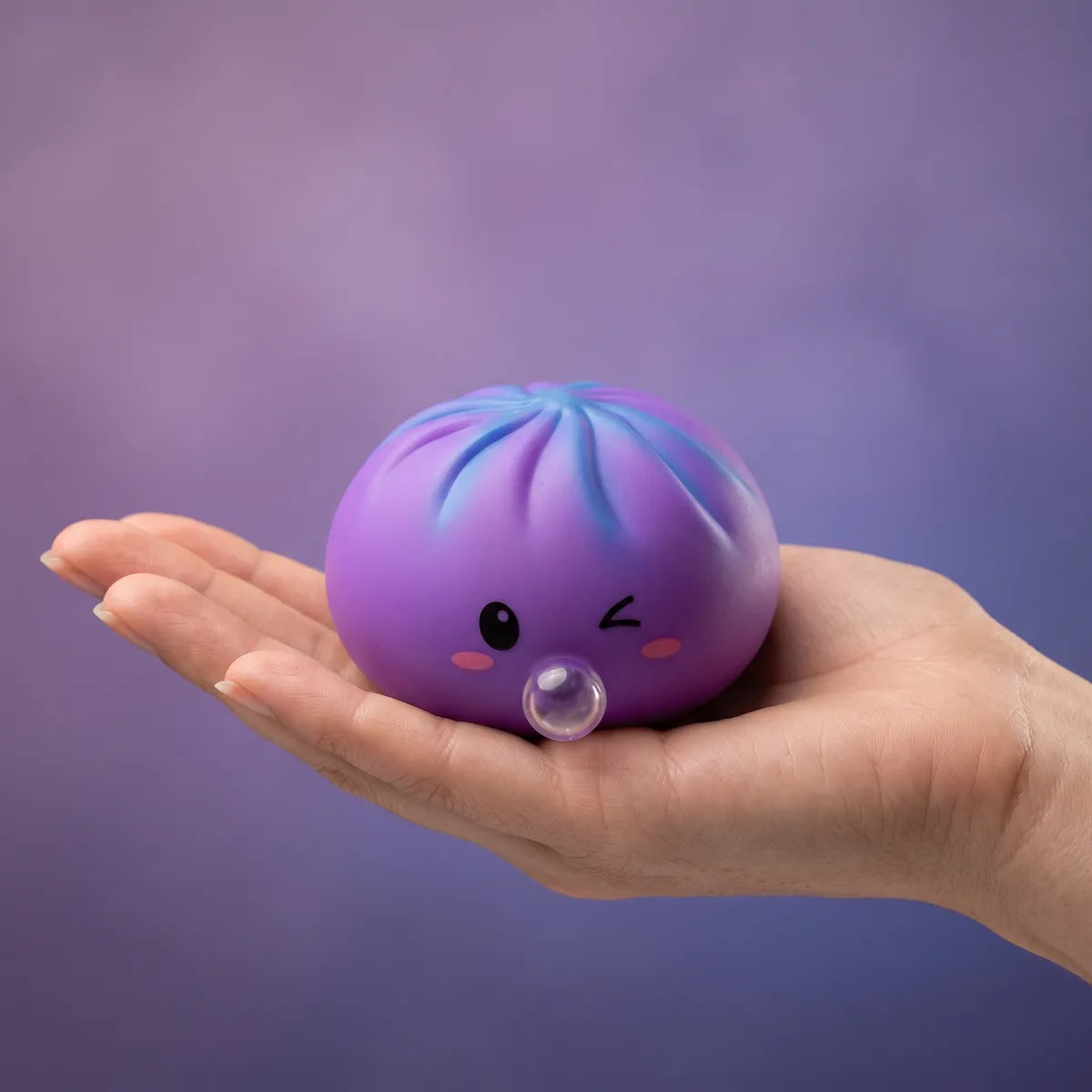 Cosmic Purple Rare Blow Dumpling Squishy — squishy dumpling toy