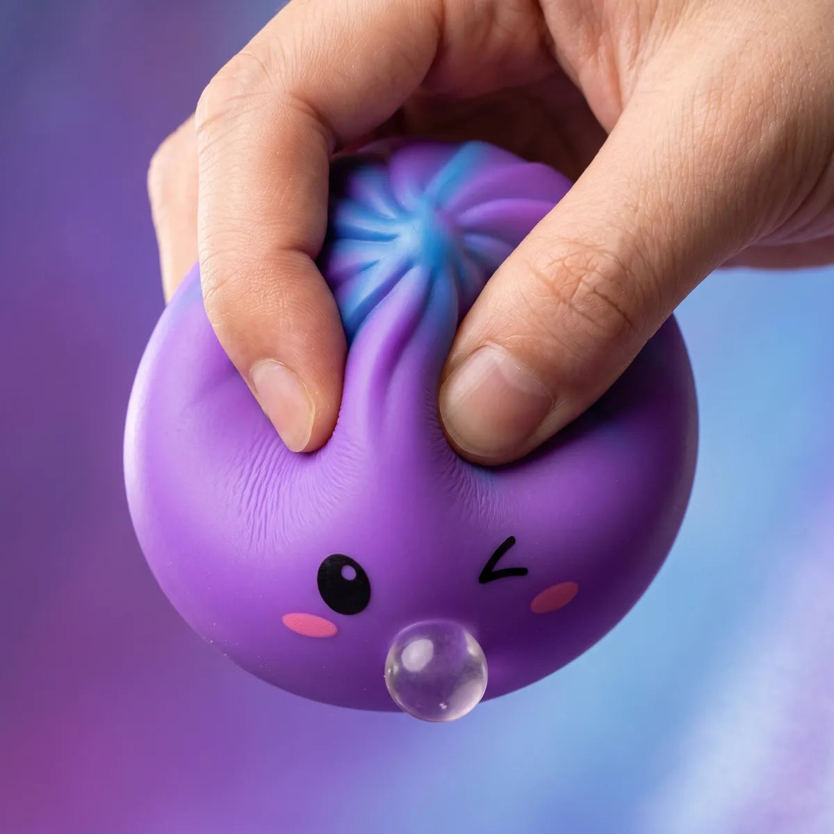 Cosmic Purple Rare Blow Dumpling Squishy — squishy dumpling toy
