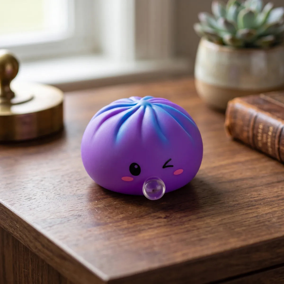 Cosmic Purple Rare Blow Dumpling Squishy — squishy dumpling toy