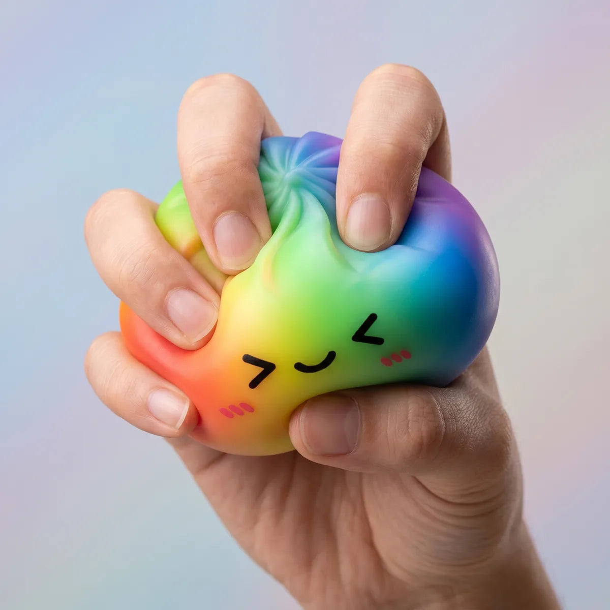 Prism Rainbow Color Dumpling Squishy — squishy dumpling toy