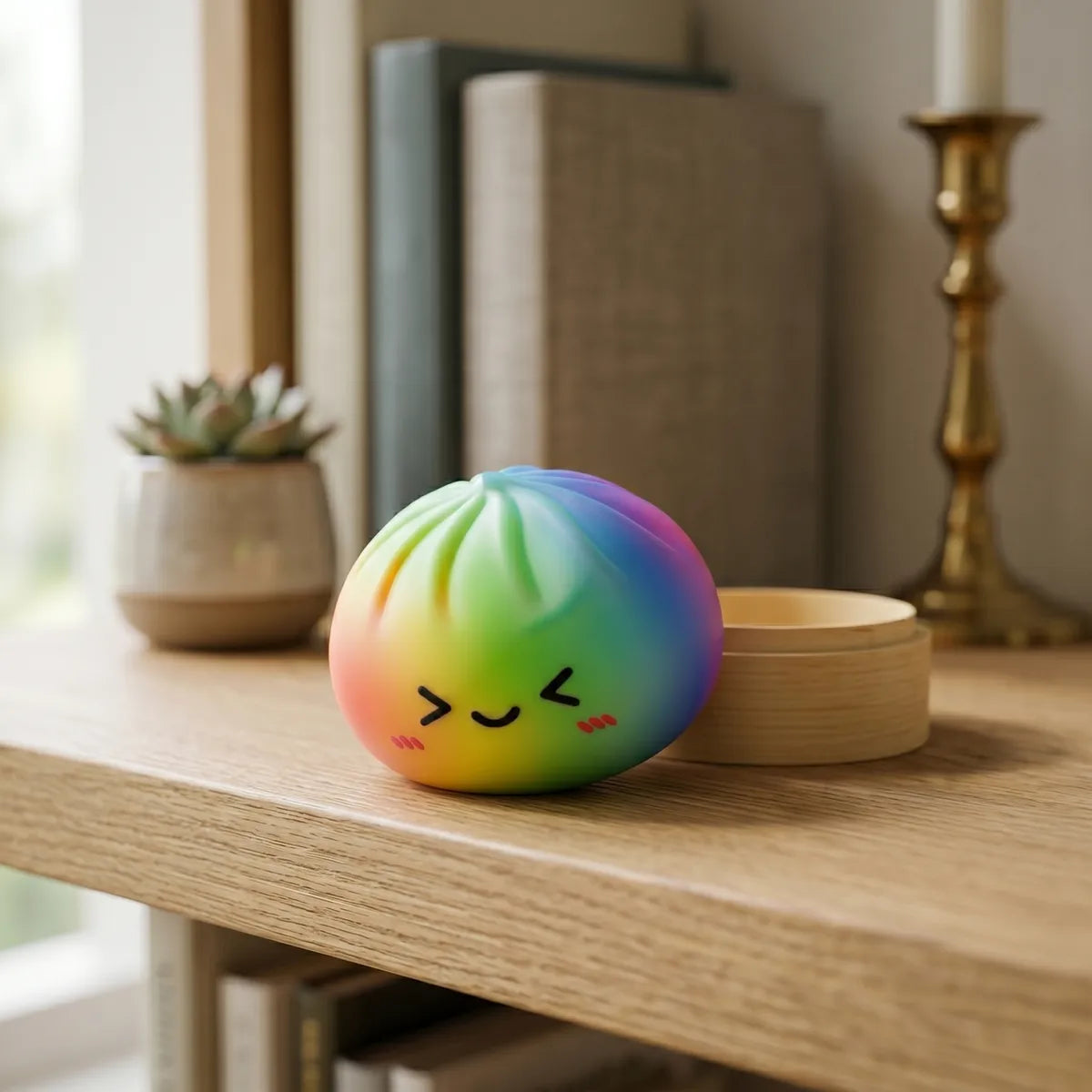 Prism Rainbow Color Dumpling Squishy — squishy dumpling toy