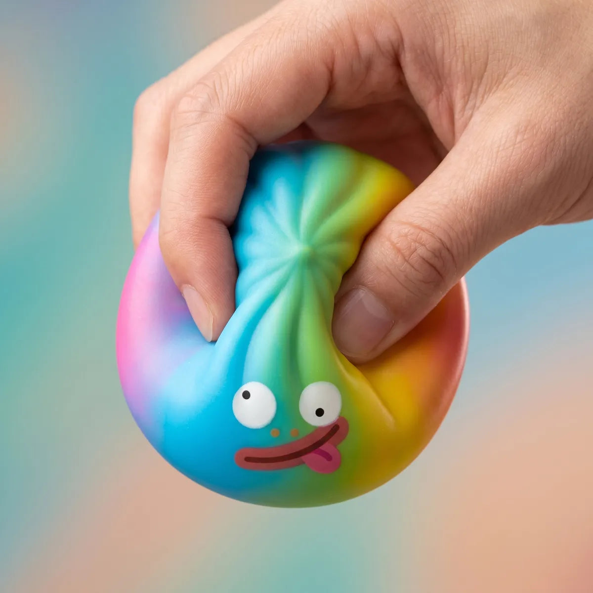 Vibrant Rainbow Mystery Squishy Dumplings — squishy dumpling toy