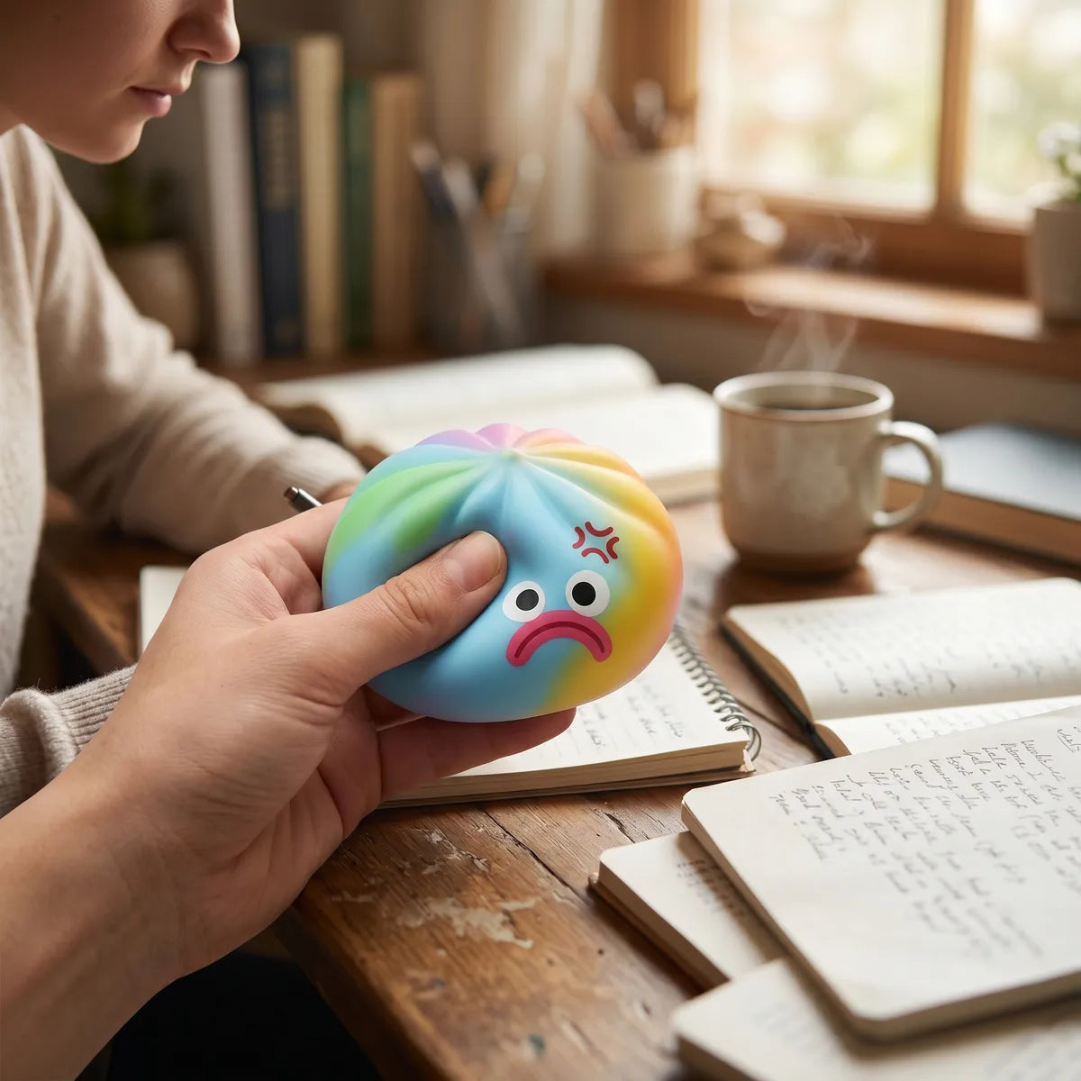 Vibrant Rainbow Mystery Squishy Dumplings — squishy dumpling toy