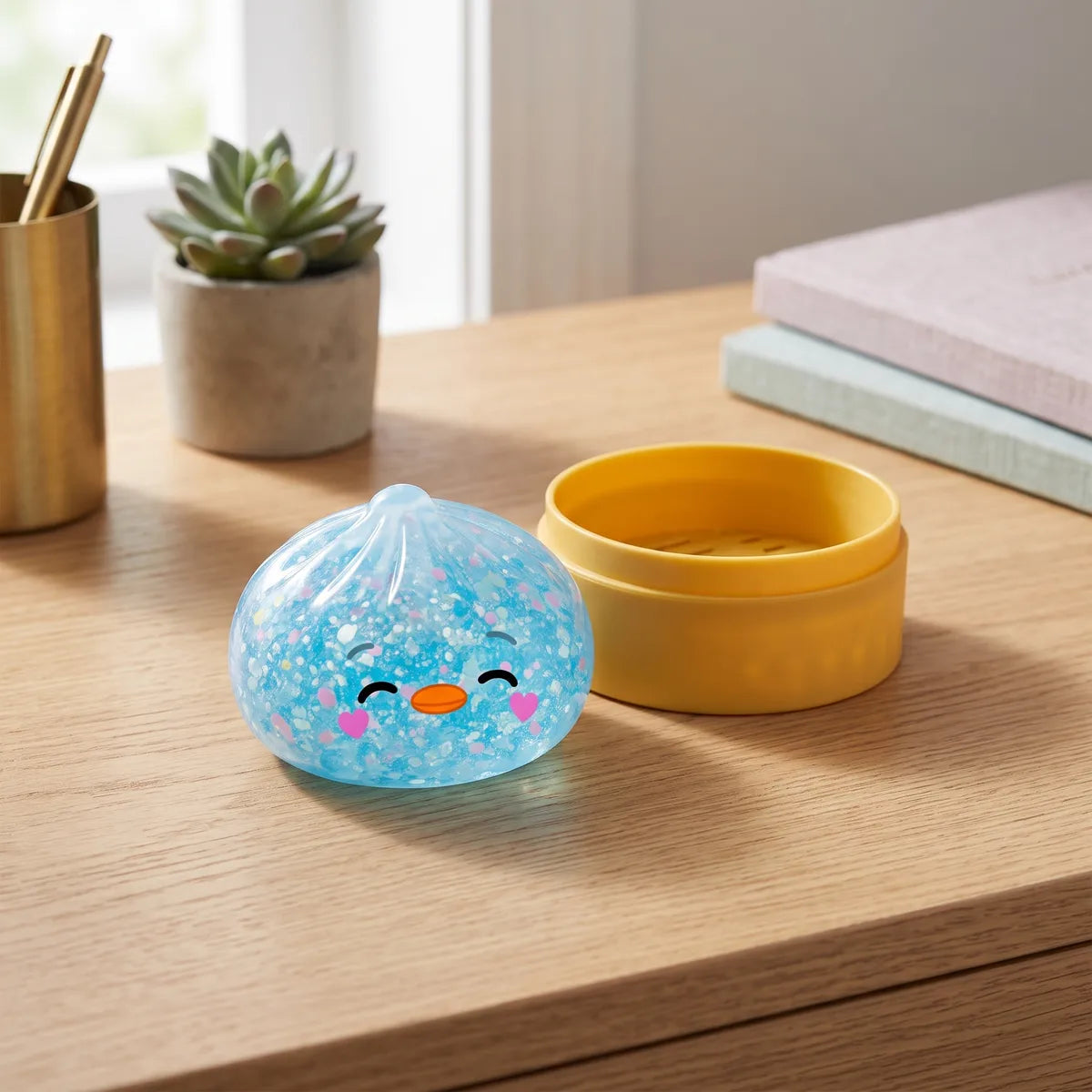 Sweetheart Rare Blue Penguin Dumpling Squishy — squishy dumpling toy
