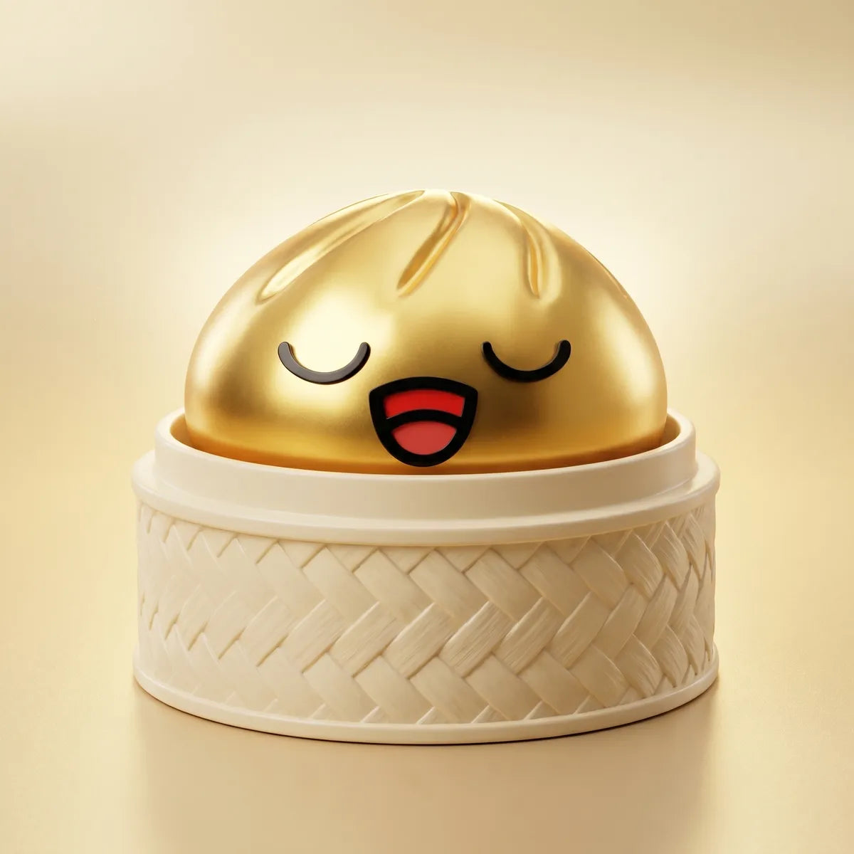 Treasure Rare Gold Dumpling Squishy — squishy dumpling toy