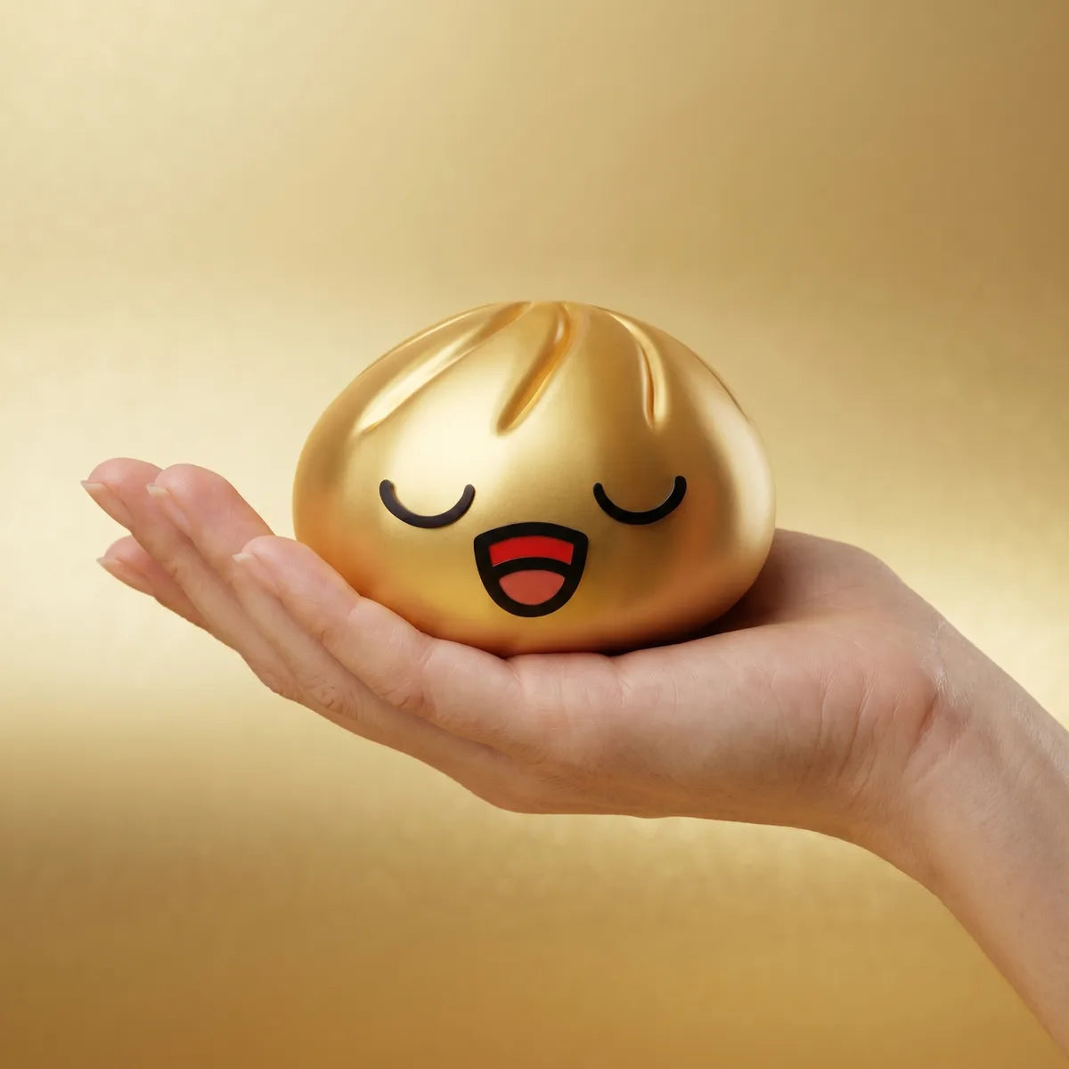 Treasure Rare Gold Dumpling Squishy — squishy dumpling toy