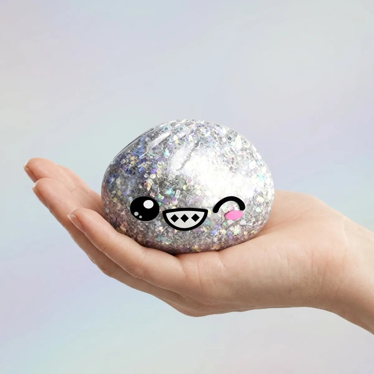 Shimmer Rare Silver Dumpling Squishy — squishy dumpling toy
