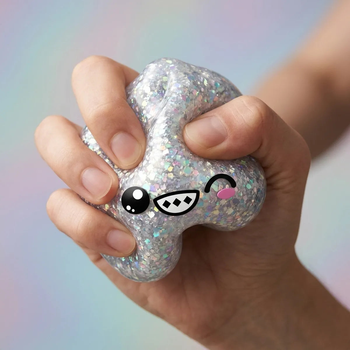 Shimmer Rare Silver Dumpling Squishy — squishy dumpling toy
