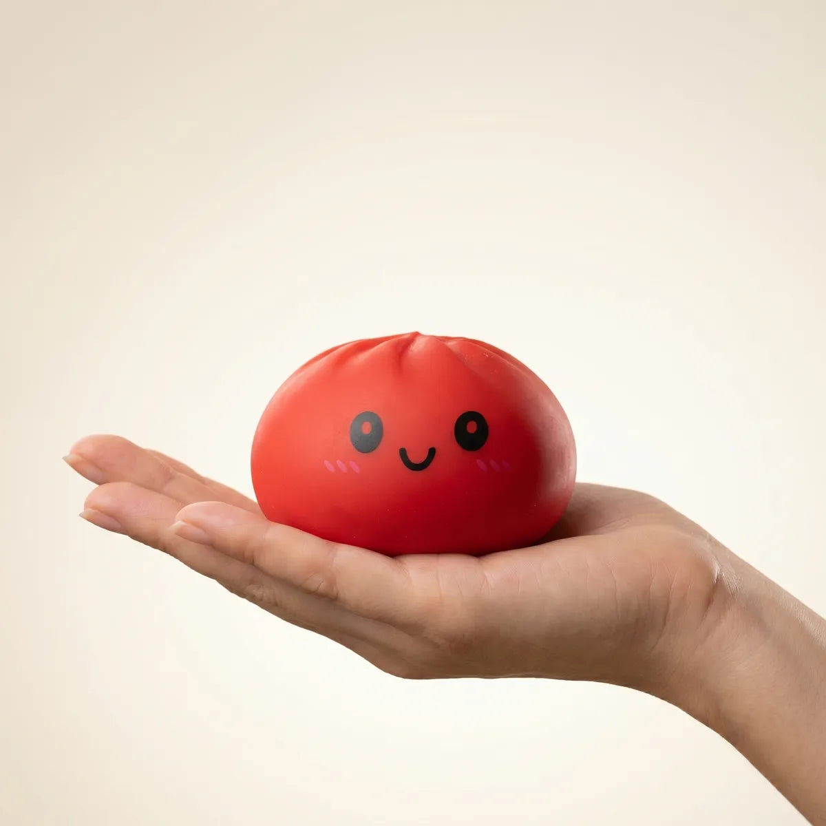 Cherry Red Dumpling Squishy — squishy dumpling toy
