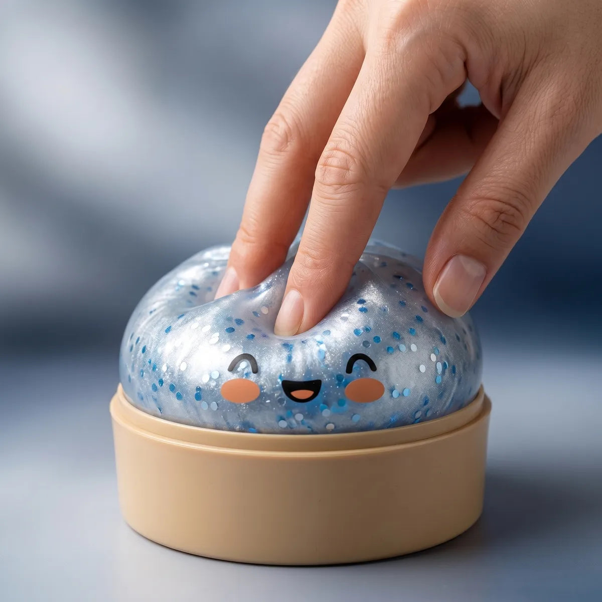 Fluffy Squishy Bun Mystery Dumpling — squishy dumpling toy