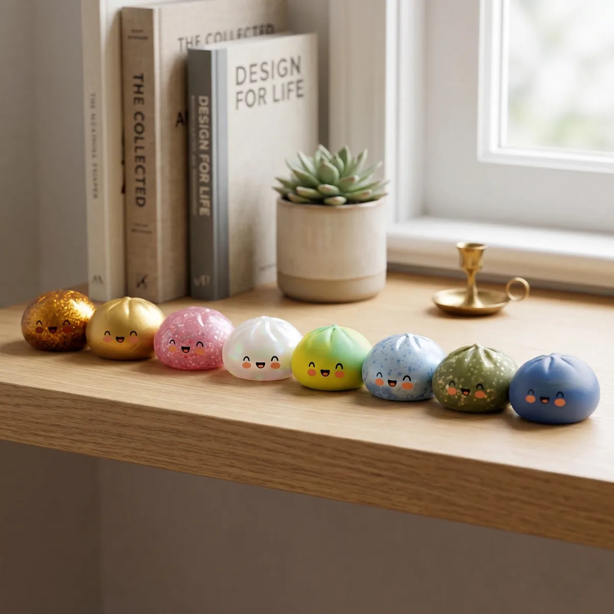 Fluffy Squishy Bun Mystery Dumpling — squishy dumpling toy