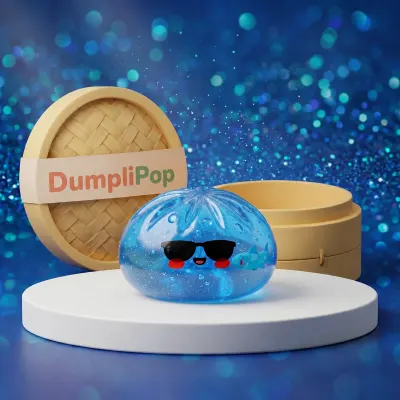 Chill Sunglasses Dumpling Squishy — squishy dumpling toy