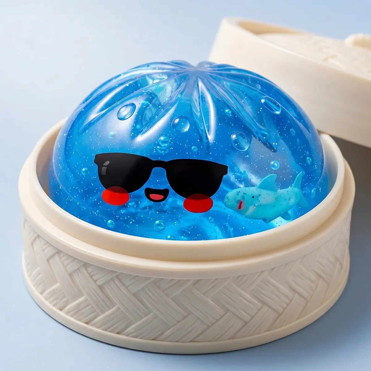 Chill Sunglasses Dumpling Squishy — squishy dumpling toy