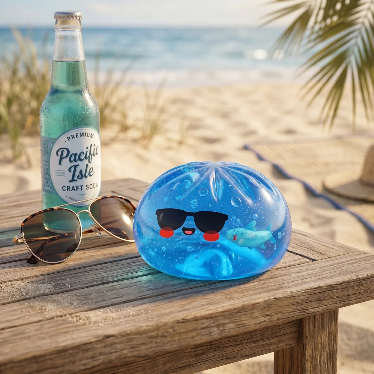 Chill Sunglasses Dumpling Squishy — squishy dumpling toy