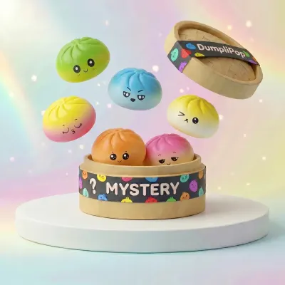 Trending Viral Mystery Dumpling Squishy — squishy dumpling toy