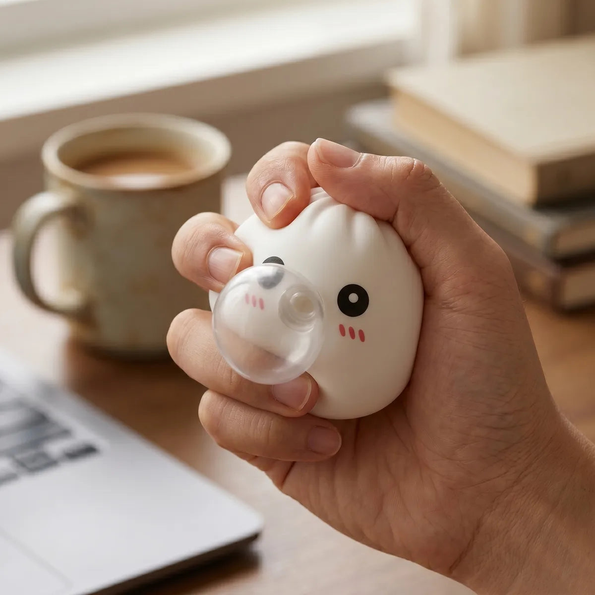 Cloud White Blow Dumpling Squishy — squishy dumpling toy