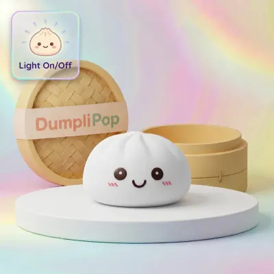 Moonlight White Squishy Dumpling Light — squishy dumpling toy