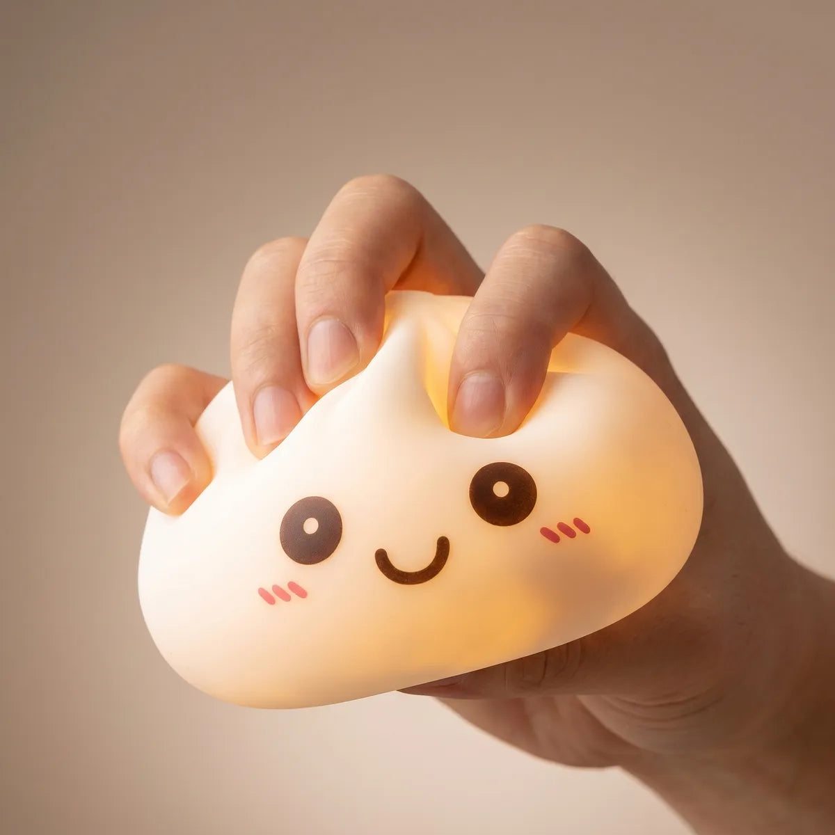 Moonlight White Squishy Dumpling Light — squishy dumpling toy