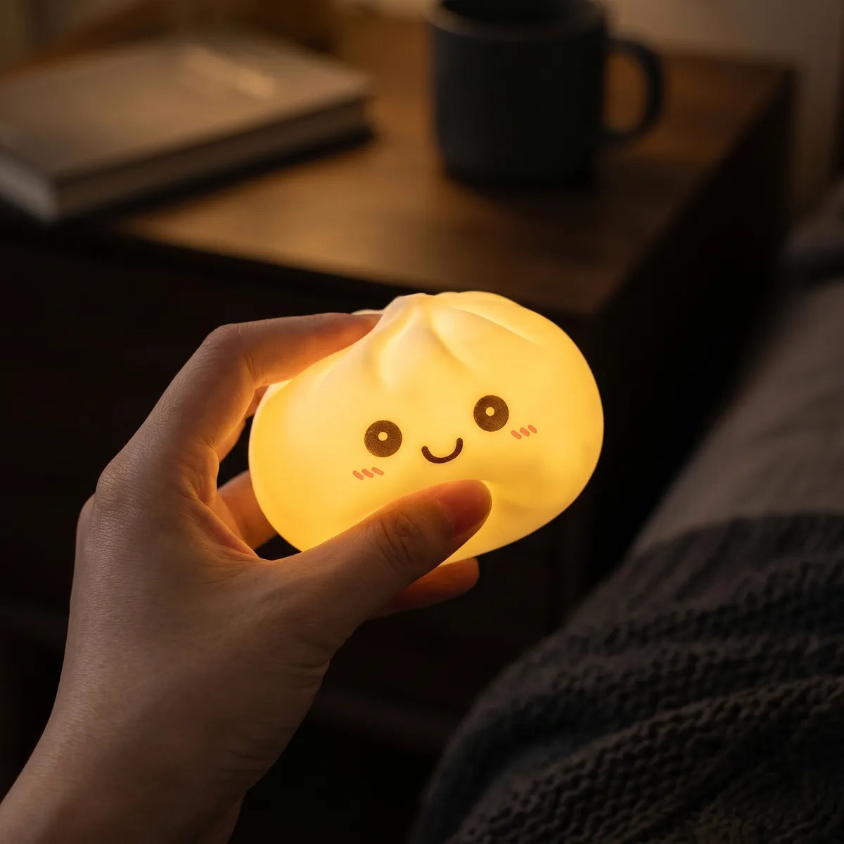 Moonlight White Squishy Dumpling Light — squishy dumpling toy