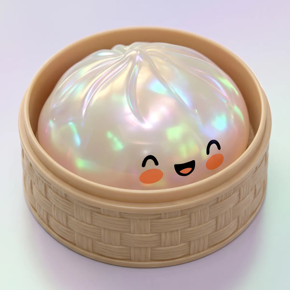 Cloud White Unique Dumpling Squishy — squishy dumpling toy