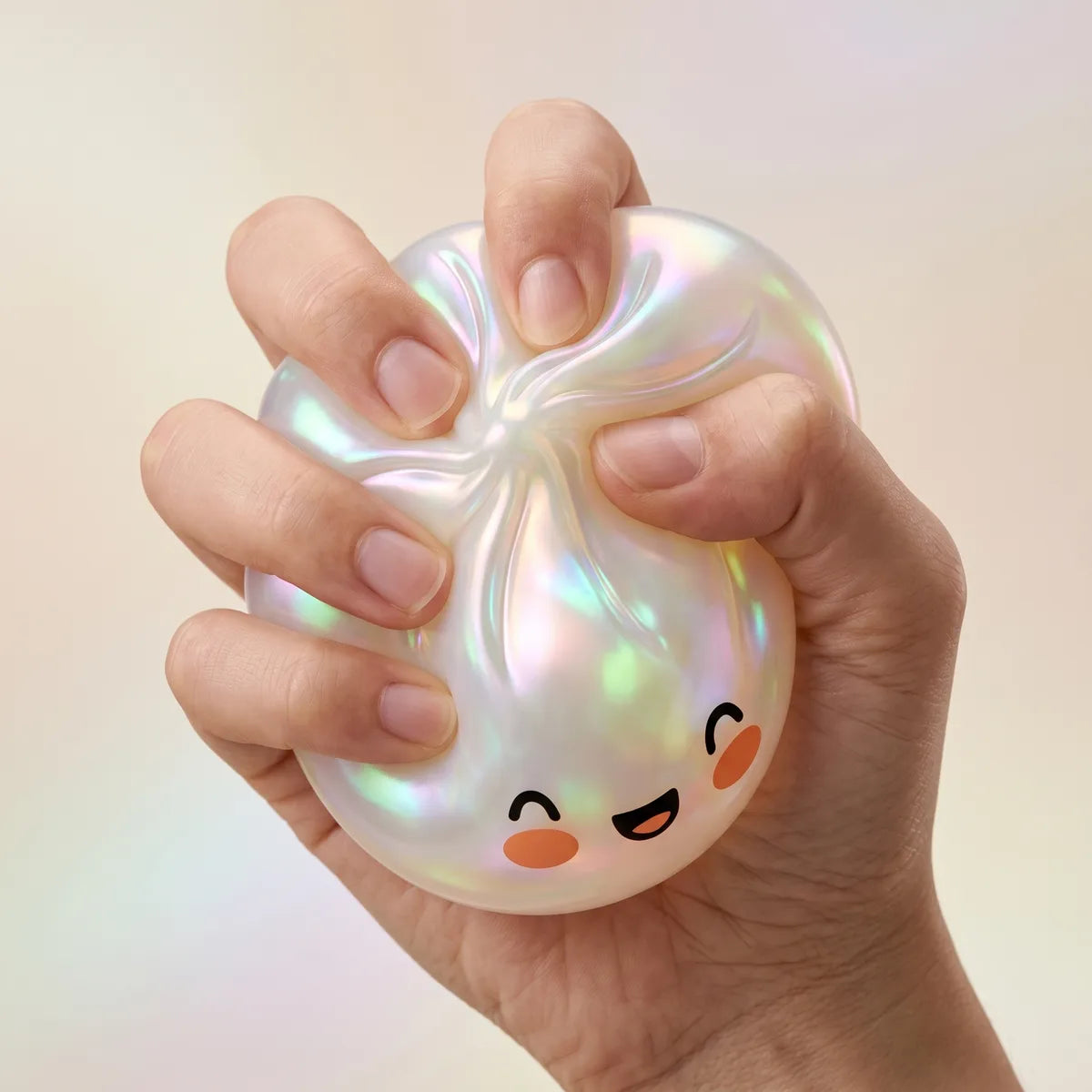 Cloud White Unique Dumpling Squishy — squishy dumpling toy