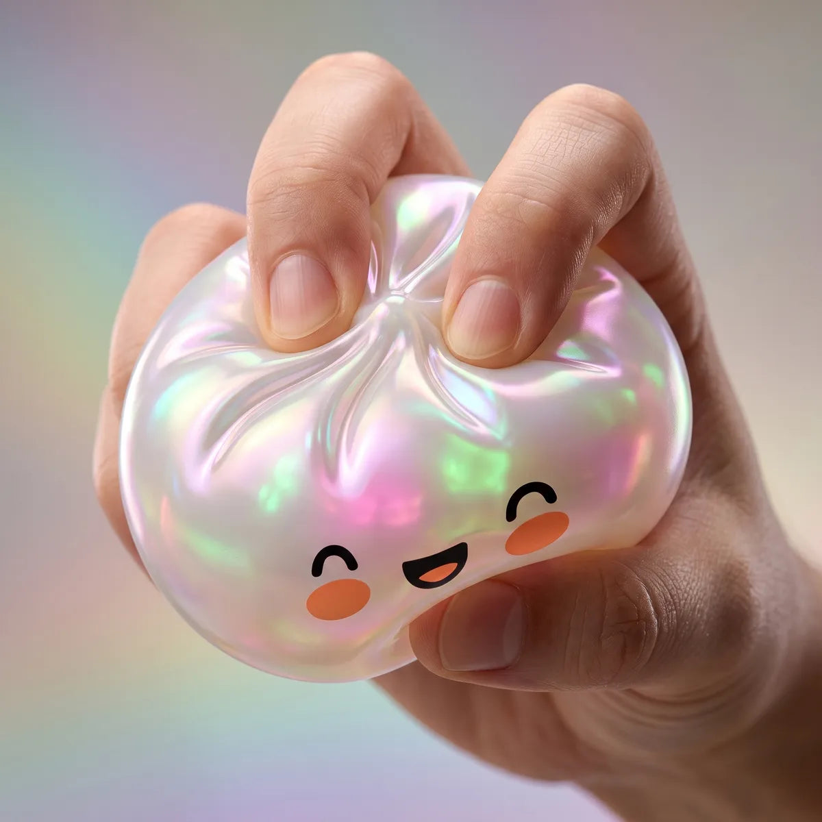 Cloud White Unique Dumpling Squishy — squishy dumpling toy