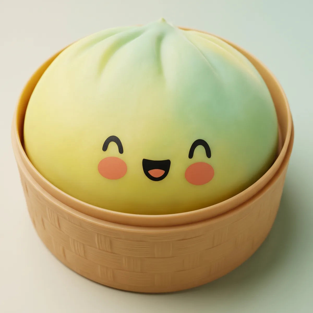 Sunset Yellow Fade Dumpling Squishy — squishy dumpling toy
