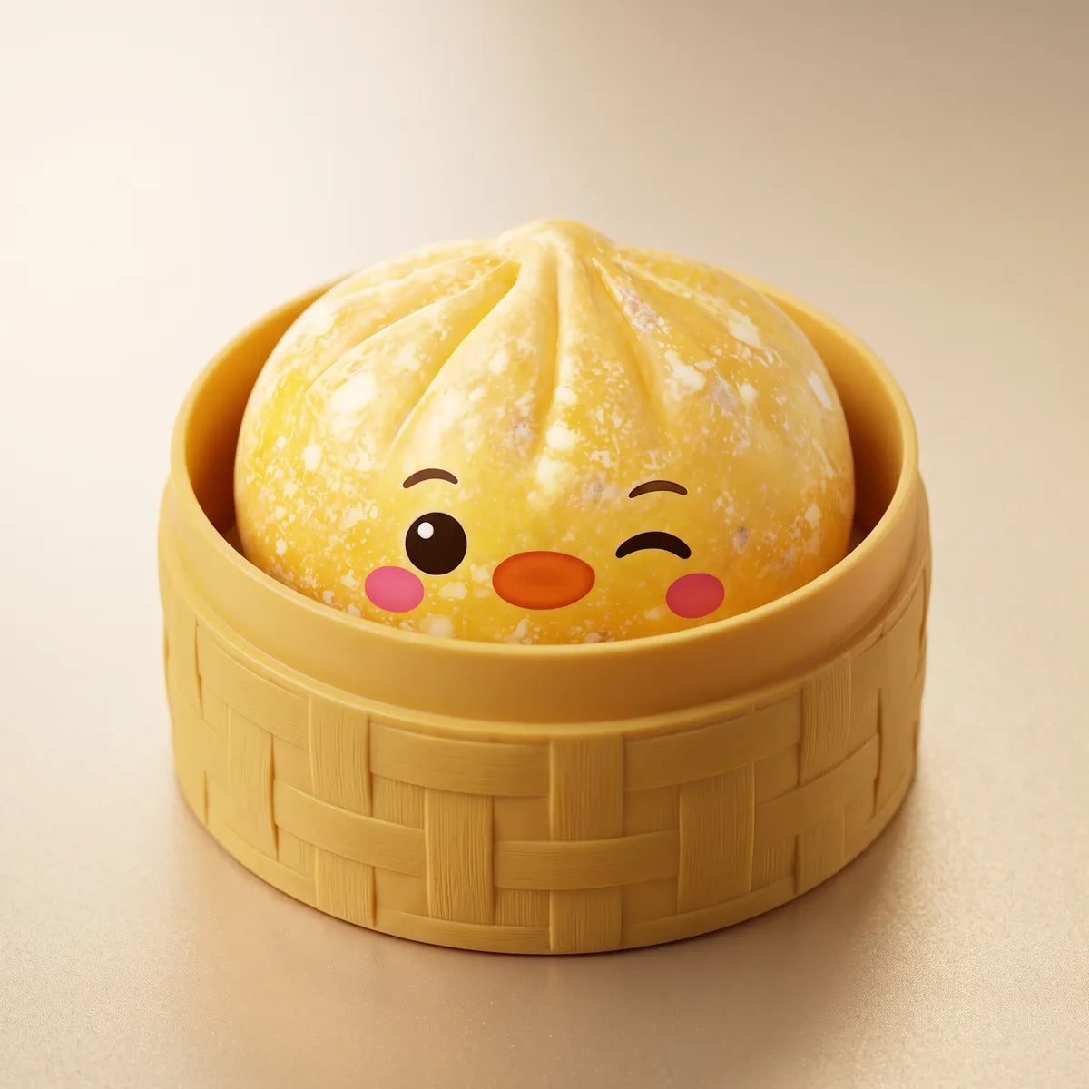 Buttercup Yellow Penguin Dumpling Squishy — squishy dumpling toy