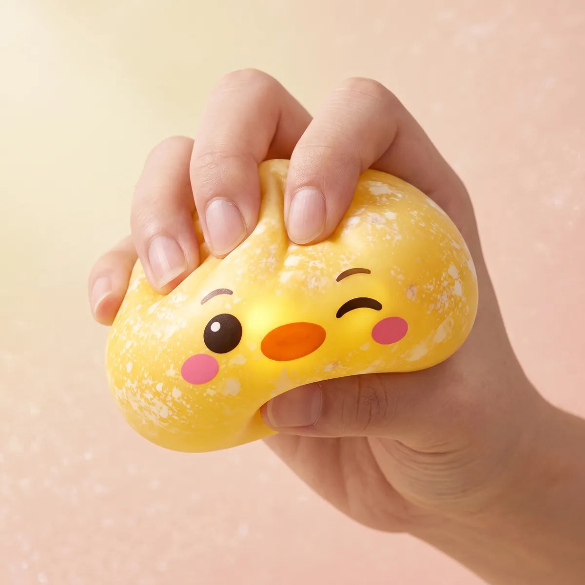 Buttercup Yellow Penguin Dumpling Squishy — squishy dumpling toy
