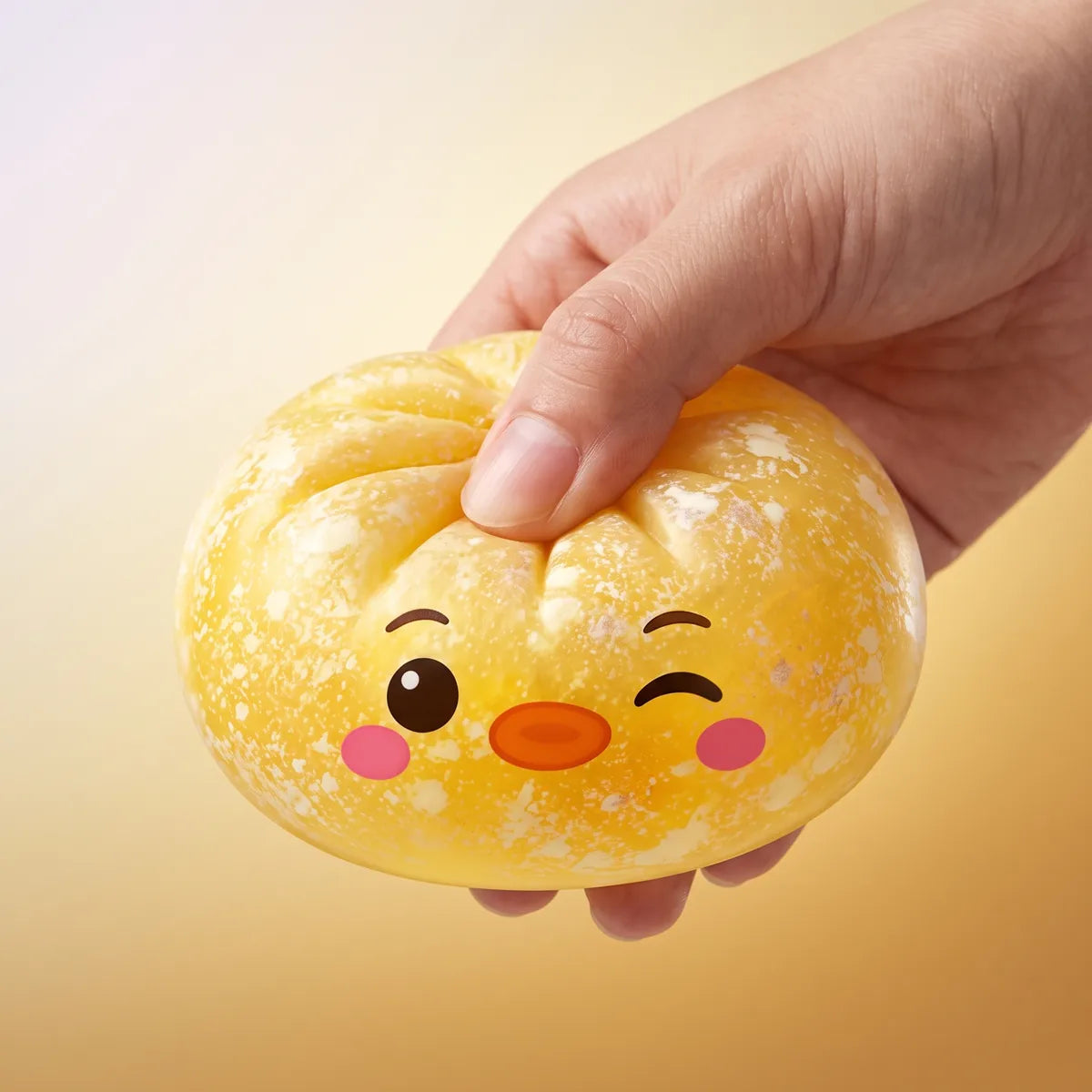 Buttercup Yellow Penguin Dumpling Squishy — squishy dumpling toy