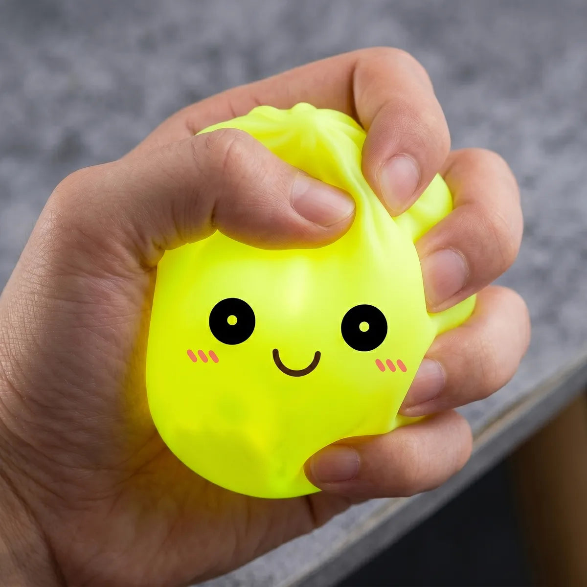 Sunny Yellow Squishy Dumpling Light — squishy dumpling toy