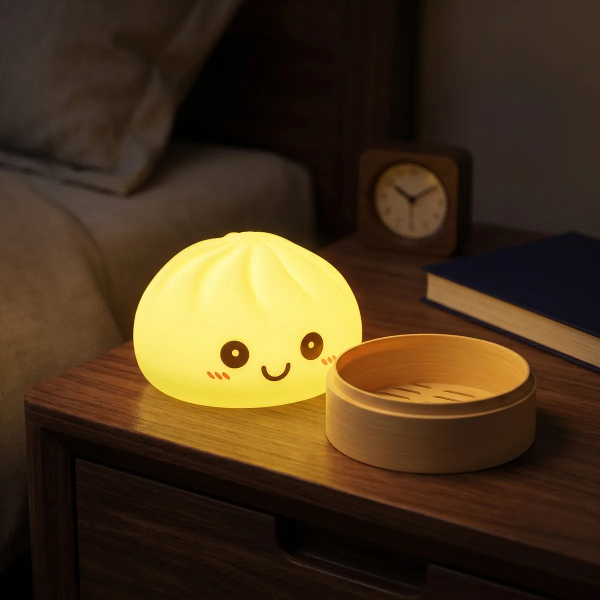 Sunny Yellow Squishy Dumpling Light — squishy dumpling toy