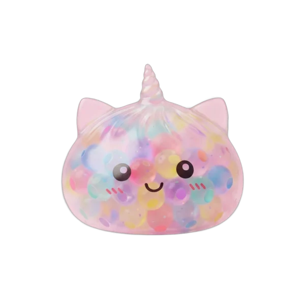 Unicorn bubble dumpling squishy, shown in 3D